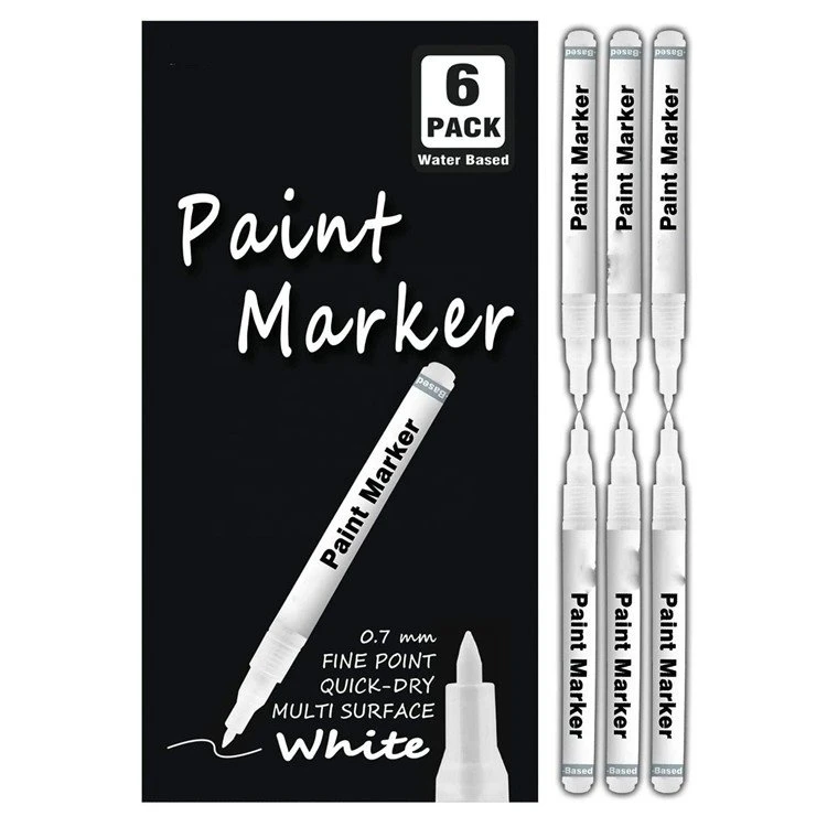 0,7 mm acryl witte verfstift