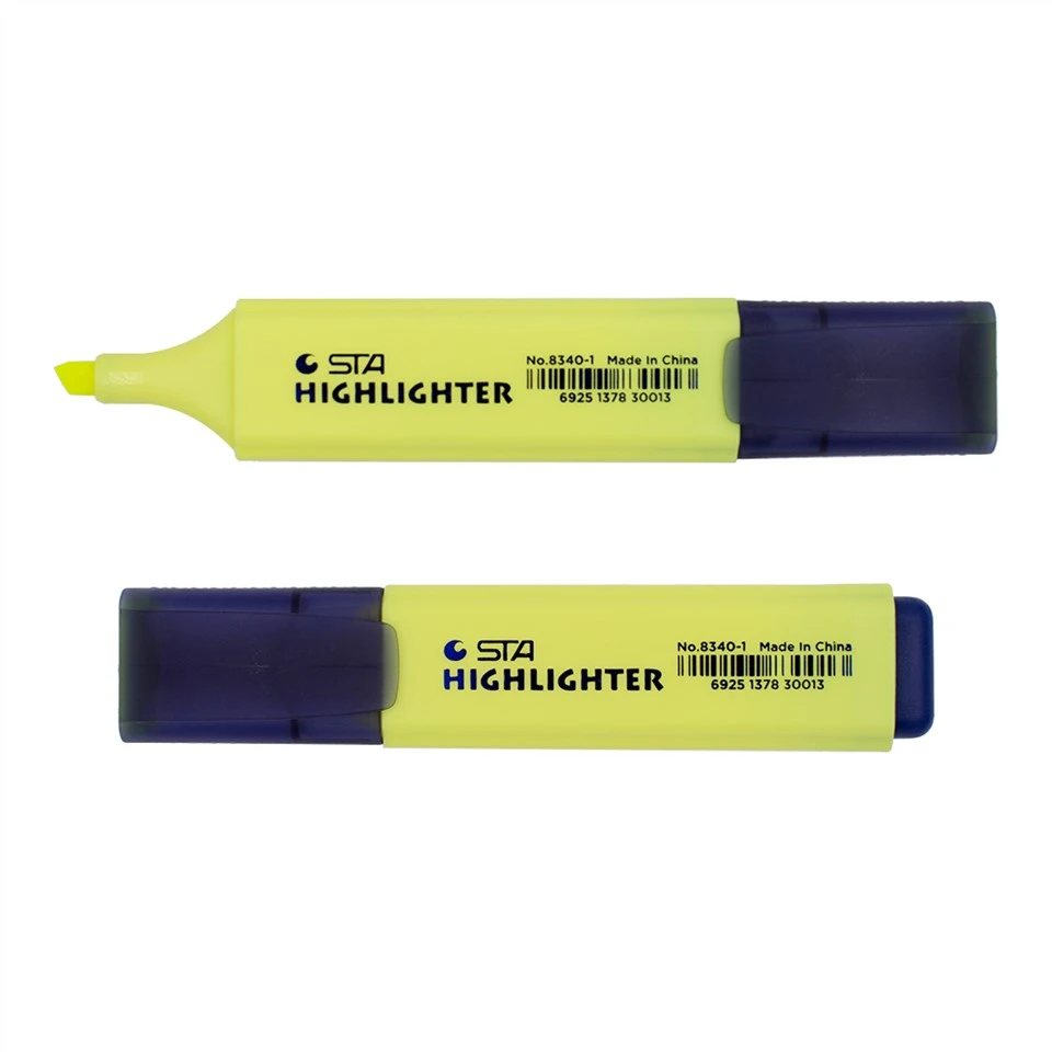 Felgekleurde fluorescerende markeerstift
