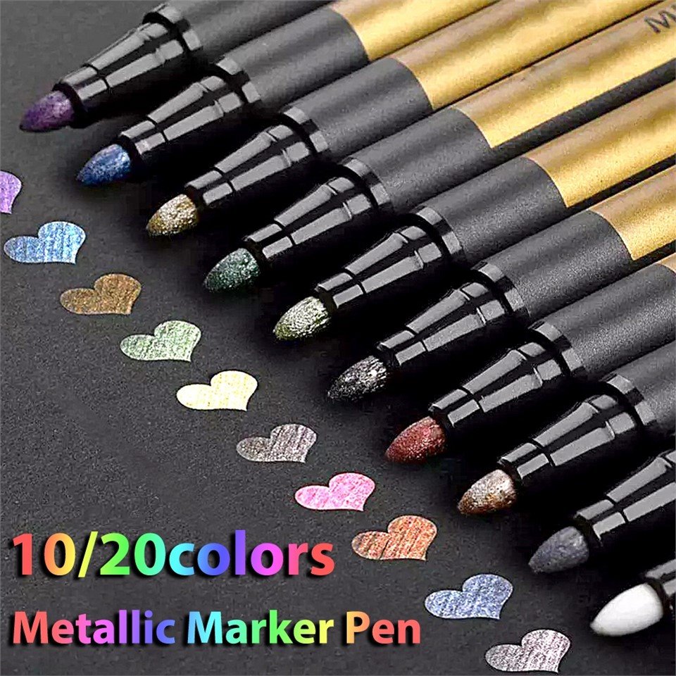 Metallic permanente markeerstift