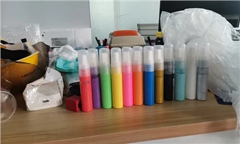 Lege pen plus inkt voor aangepaste kleur en logo