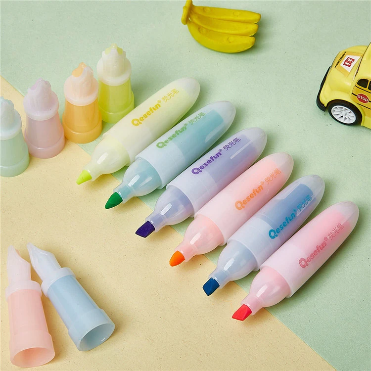 6 stks mini vulpen vorm markeerstift