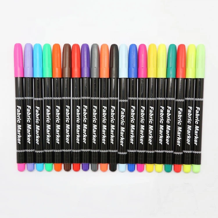 Professioneel 20 kleuren 3 mm kogelpunt permanent
