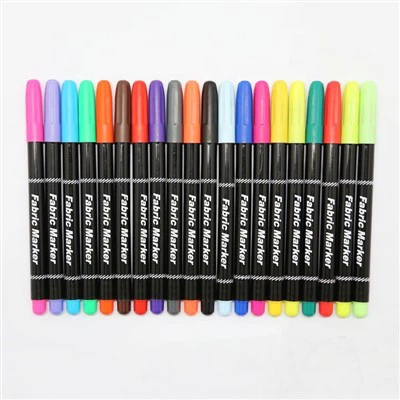 Professioneel 20 kleuren 3 mm kogelpunt permanent