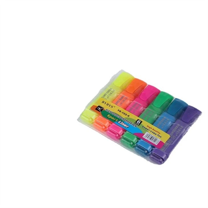 Markeerstift met dikke lijn van 4 mm