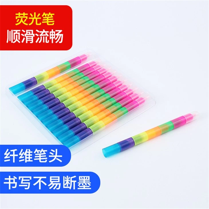 6-color Multi-color markeerstift